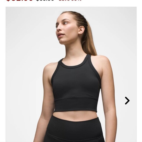 prAna Becksa Bralette, Mink Heather Gray Ribbed Crop Top Cropped Tank S Small - Picture 3 of 11